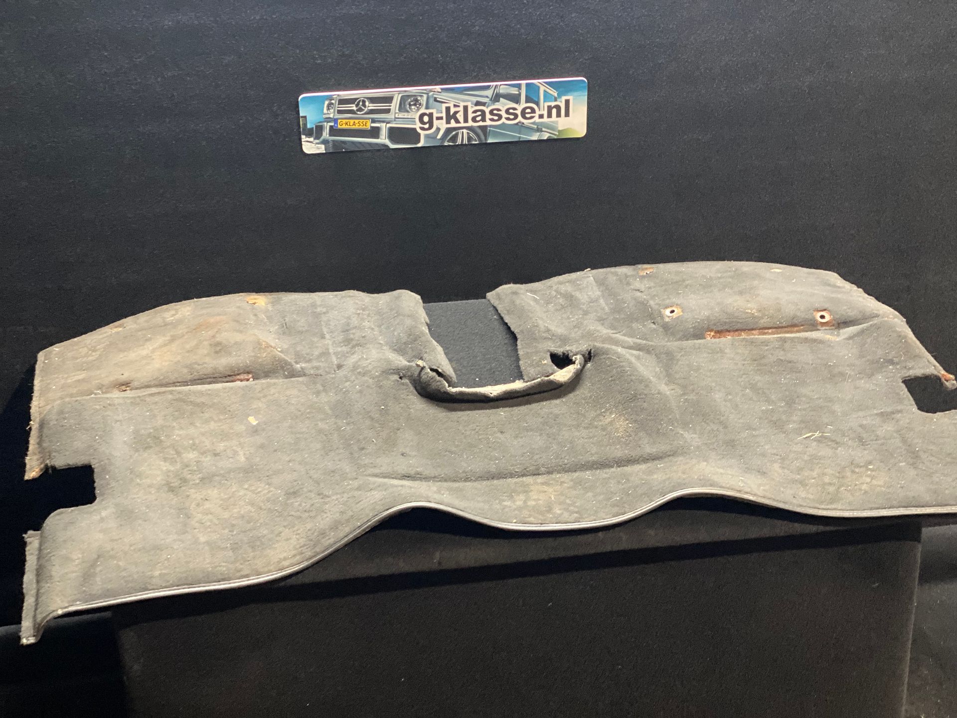 Vloerbedekking W463 Zwart carpeting usado en Menorca