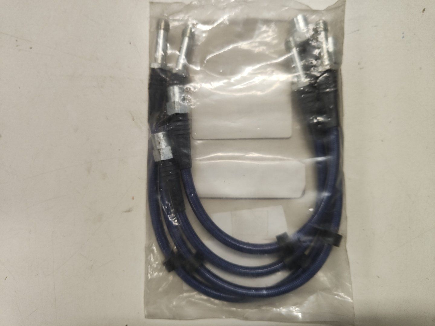 Stalen gevlochten remleidingset UUC Paars BMW 5 serie E39 brake hose set of 4 usado en Menorca