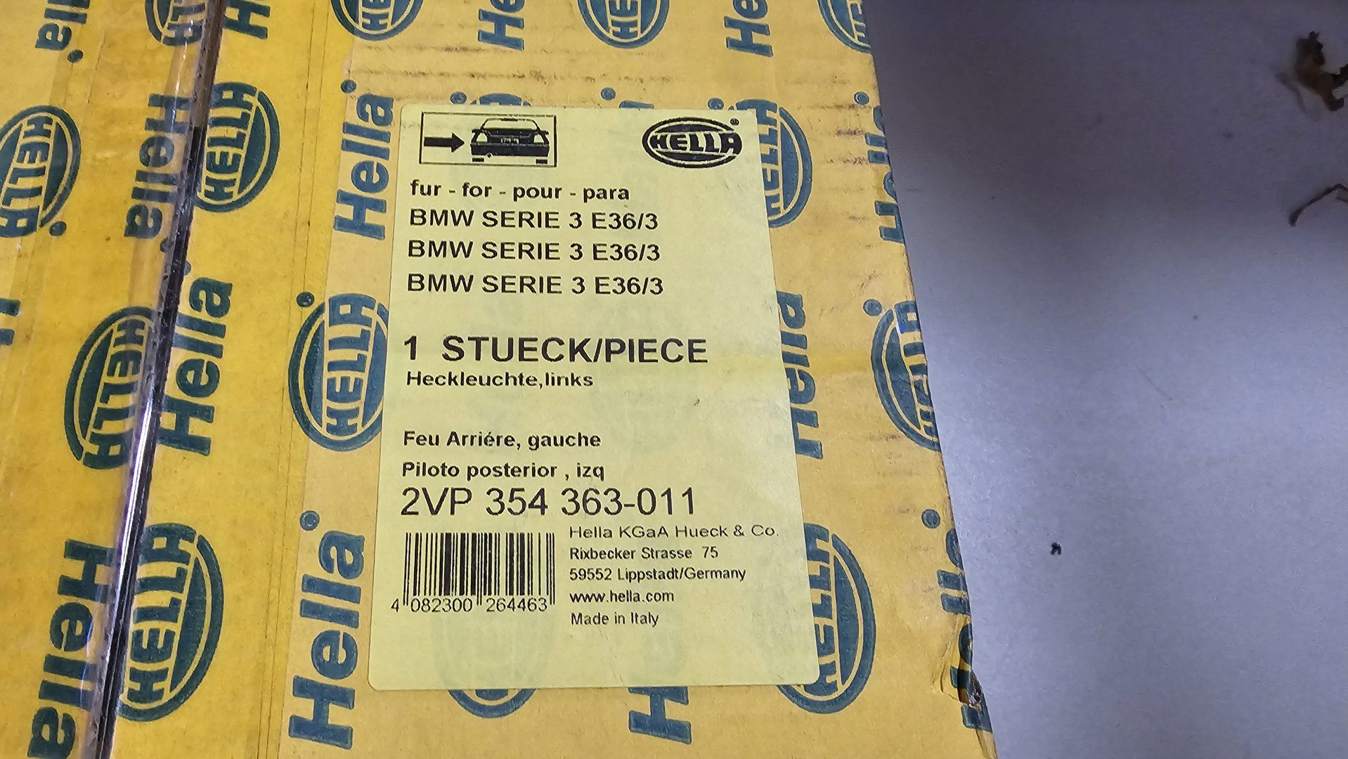 Achterlicht links Hella BMW E36 Touring 2VP354363011 63218371941 8371941 tail light single usado en Menorca foto 3
