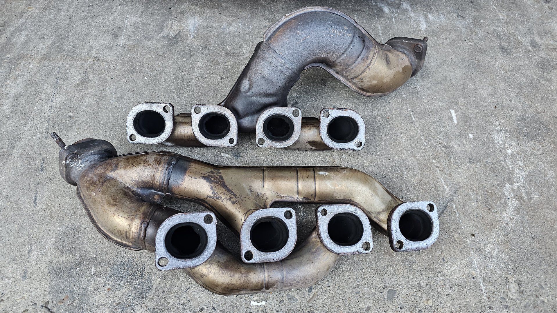 escapespruitstuk Cyl 1-4 BMW X5 E53 motorcode M62B44 11627500483 7500483 exhaust manifold usado en Menorca foto 4