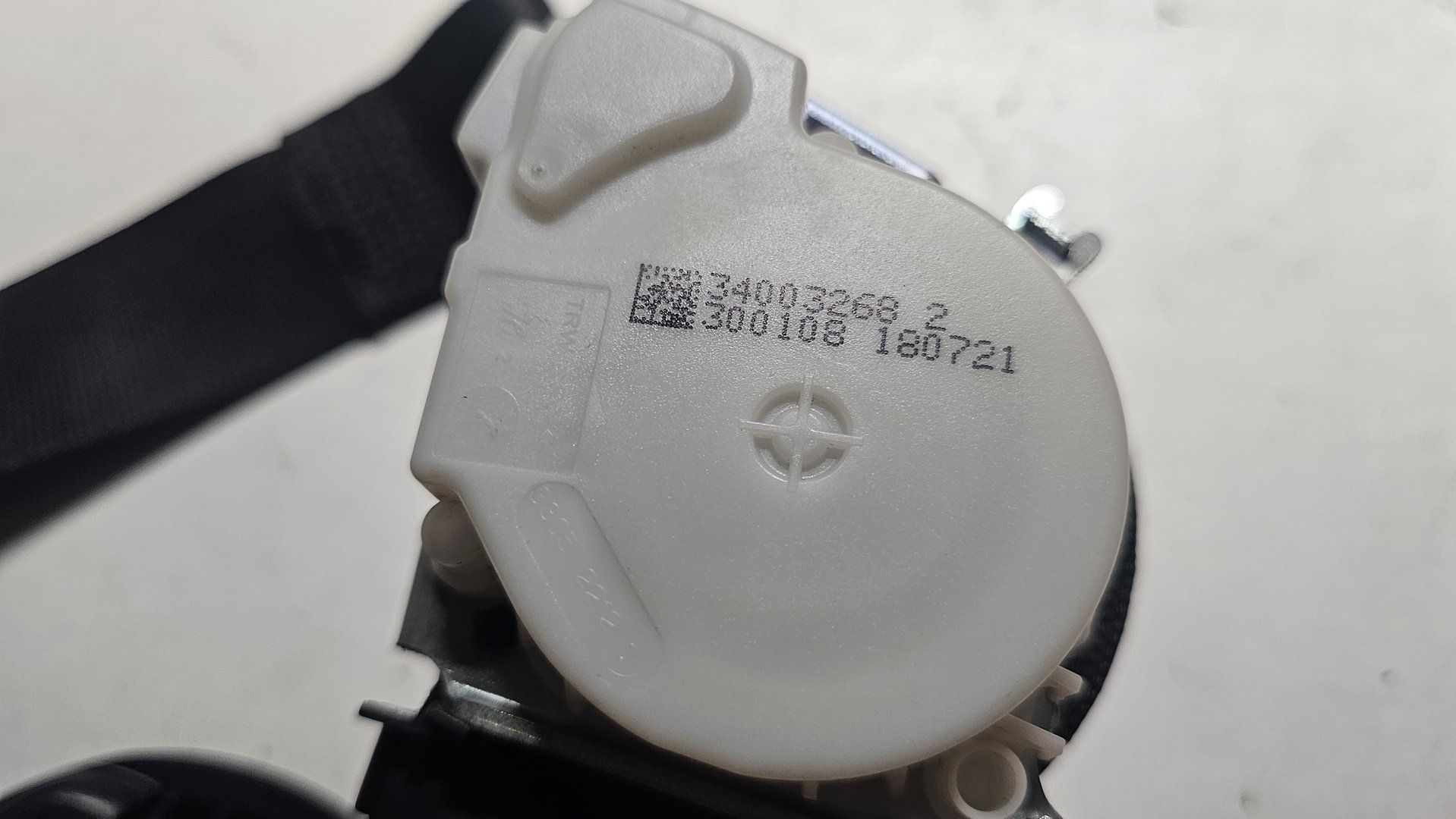 Gordel bovengordel zwart rechtsvoor BMW 1 / 3 serie E81 E92 + LCi 72119138246 9138246 34003268 seatbelt single usado en Menorca foto 4