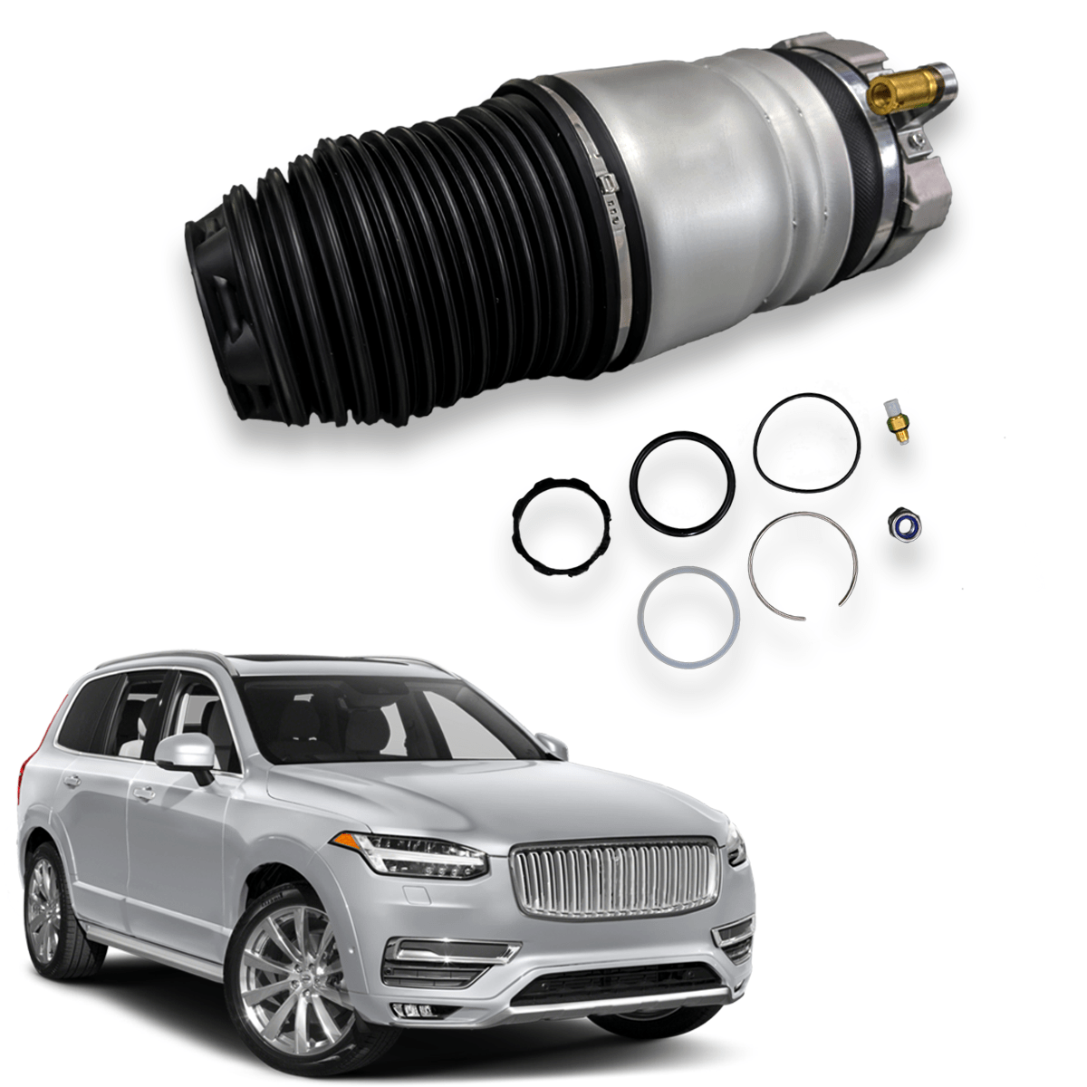 Luchtbalg Volvo XC90 II pneumatische veerpoot Volvo XC90 II Schokdemper air spring air bellows left and right usado en Menorca