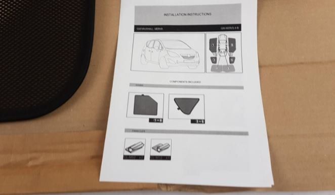originalinal Opel Mariva B zonneschermen Sunshades 95514402 sunscreen complete set usado en Menorca foto 4