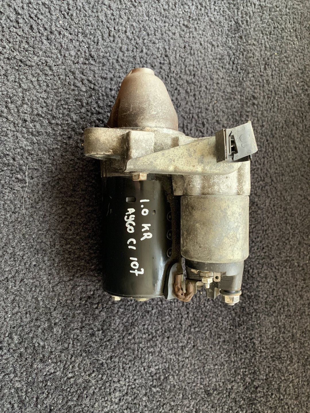 startmotor citroen C1 , Peugeot 107 , toyota aygo 1.0 gasolina starter motor usado en Menorca foto 3