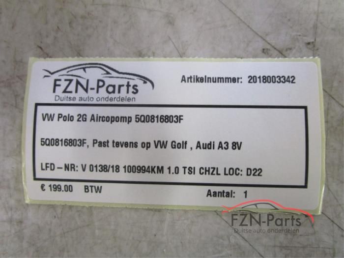 Volkswagen air conditioning pump air conditioning compressor usado en Menorca foto 5