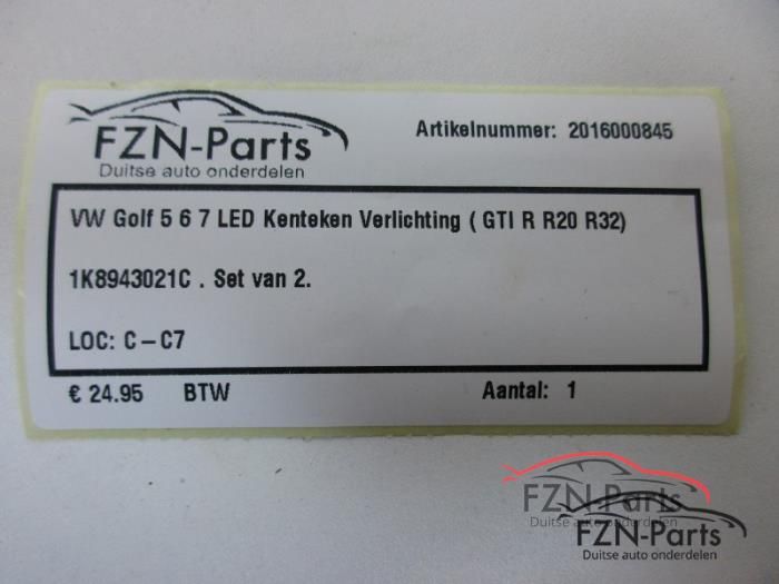 Volkswagen license plate lighting usado en Menorca foto 5