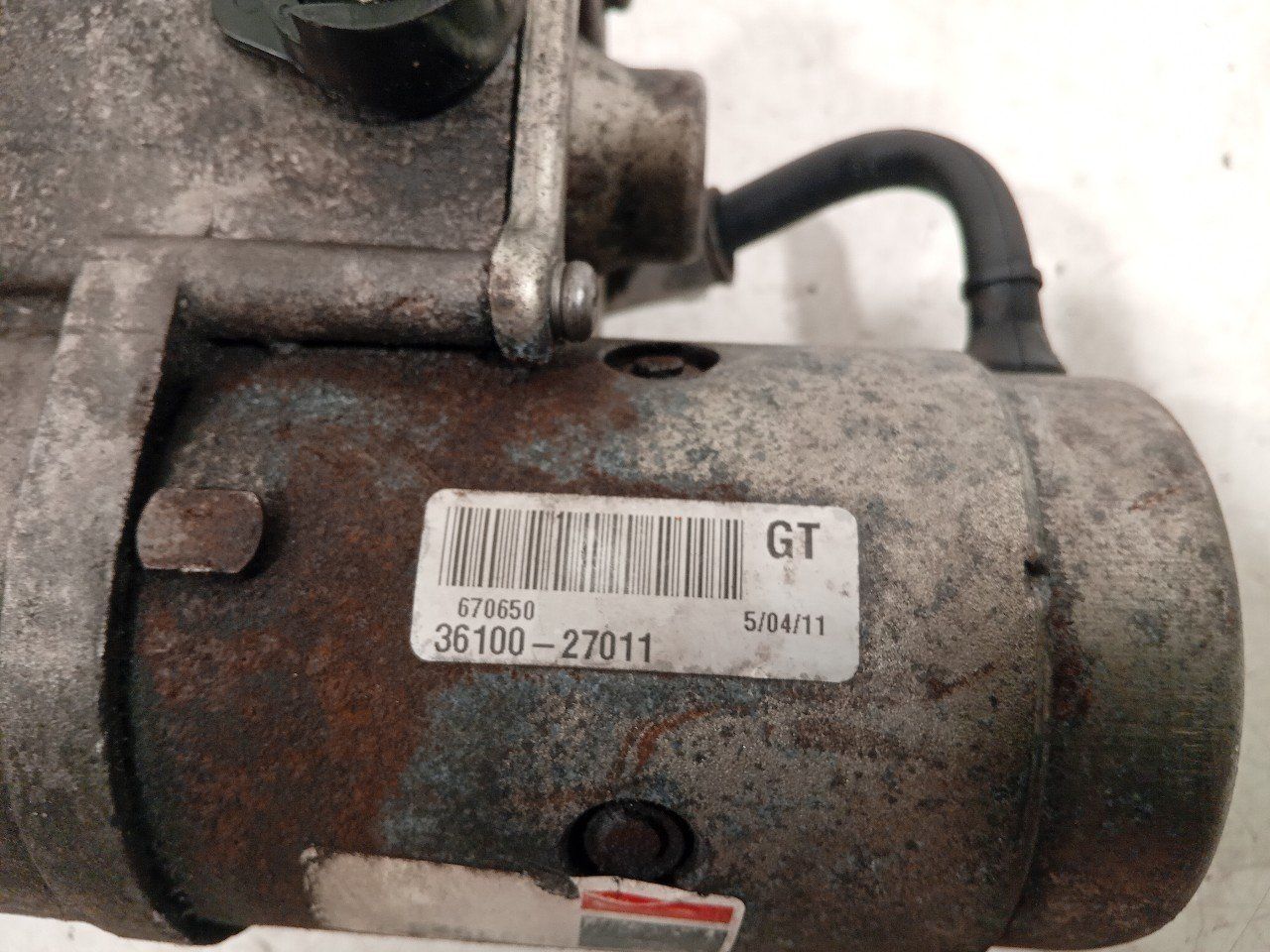 Startmotor Hyundai Santa Fe starter motor usado en Menorca foto 2