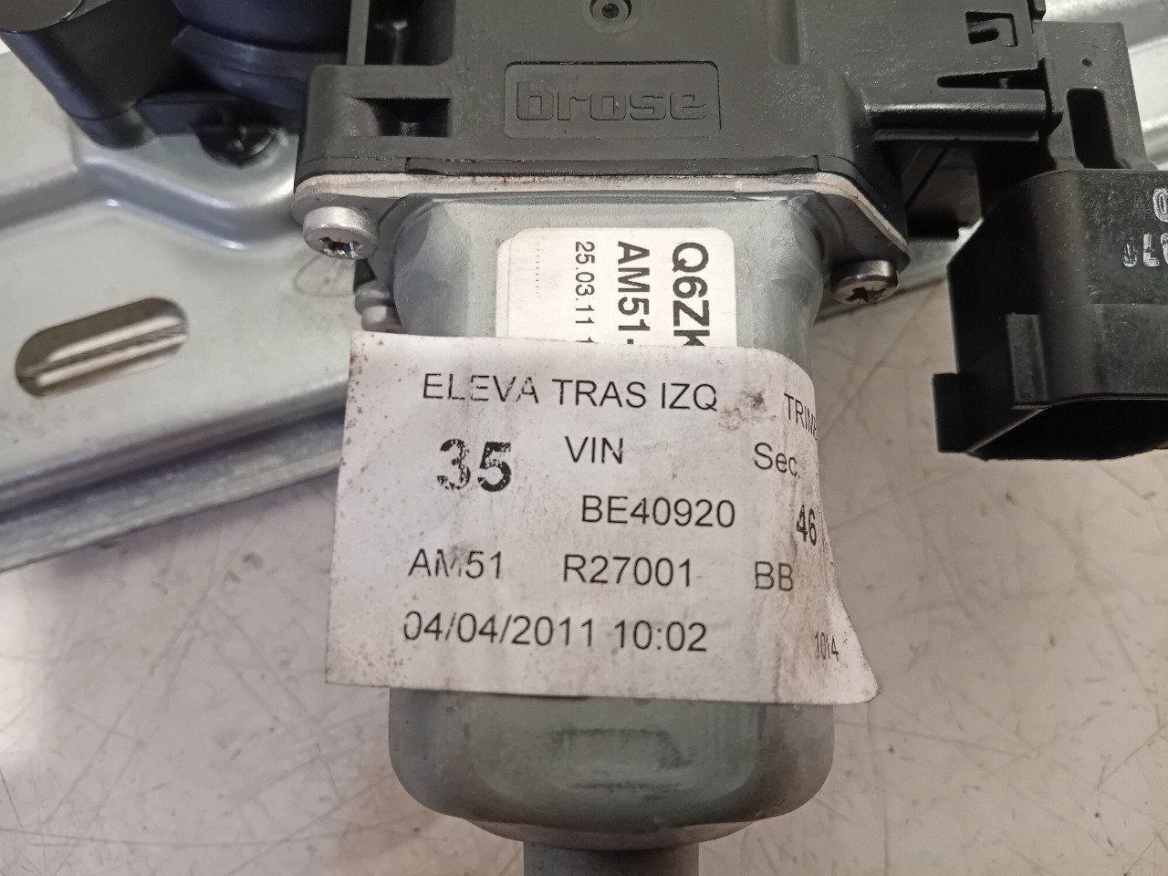 Raammechaniek elektrisch links achter Ford C-Max window mechanism usado en Menorca foto 3