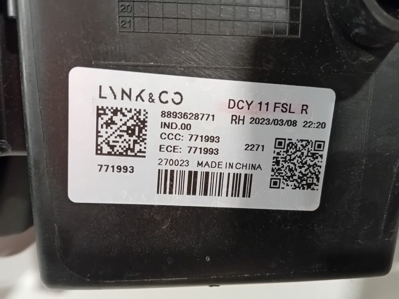 Daglichtrijverlichting rechts voor Lynk & Co 01 daytime running lights usado en Menorca foto 5