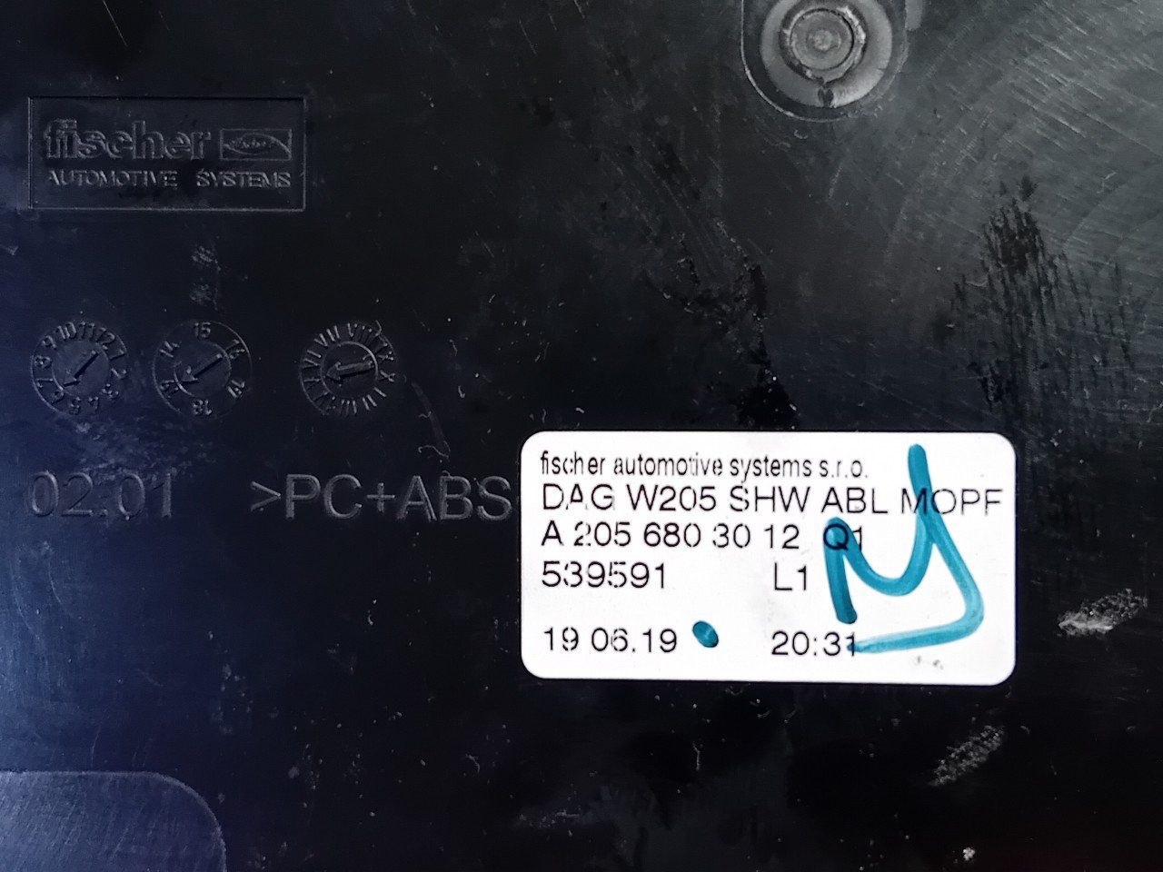 Opbergvak middenconsole Mercedes-Benz C-Clase centre console usado en Menorca foto 5