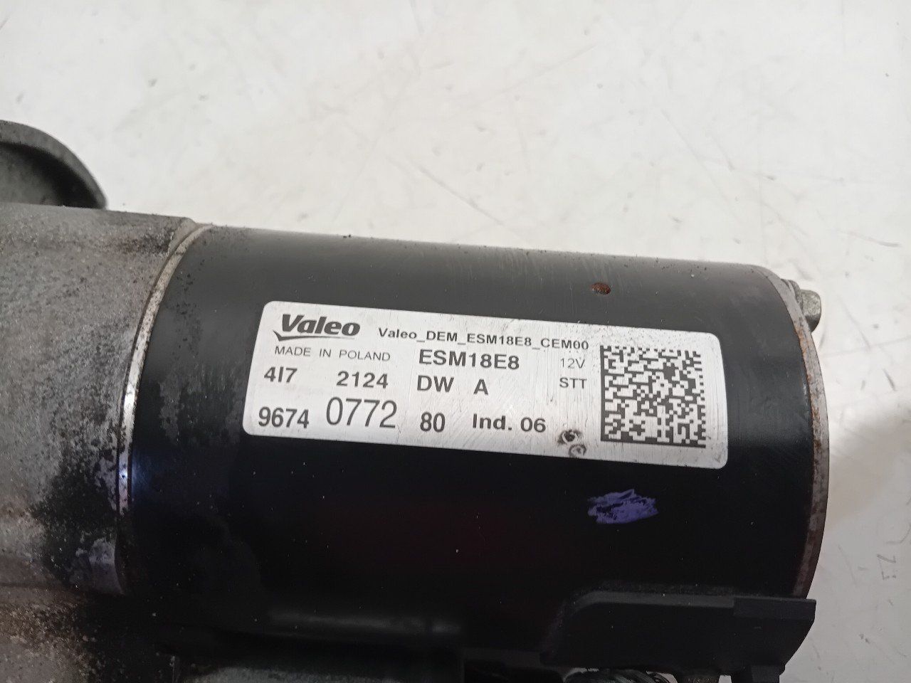 Startmotor Peugeot 3008 starter motor usado en Menorca foto 4