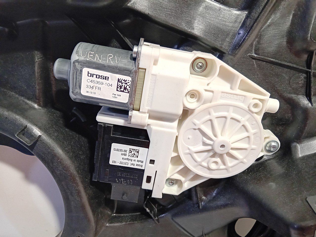 Raammechaniek elektrisch rechts voor Fiat 500X window mechanism usado en Menorca foto 2