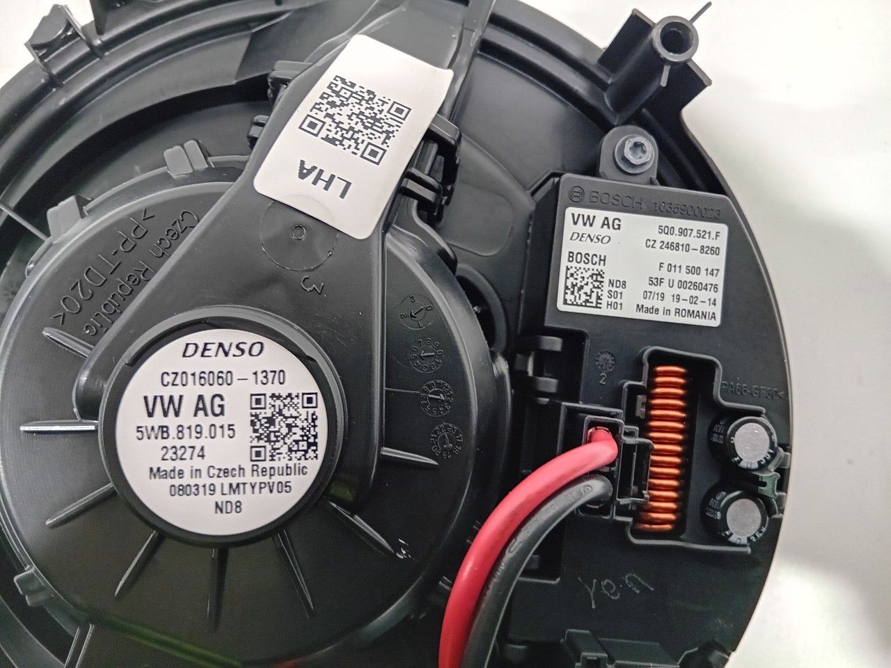 Kachel ventilator motor Skoda Superb heater engine booster usado en Menorca foto 2