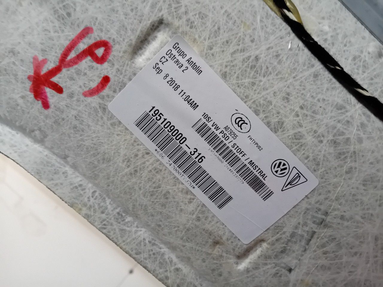 Hemelbekleding Volkswagen Touareg headlining usado en Menorca foto 6