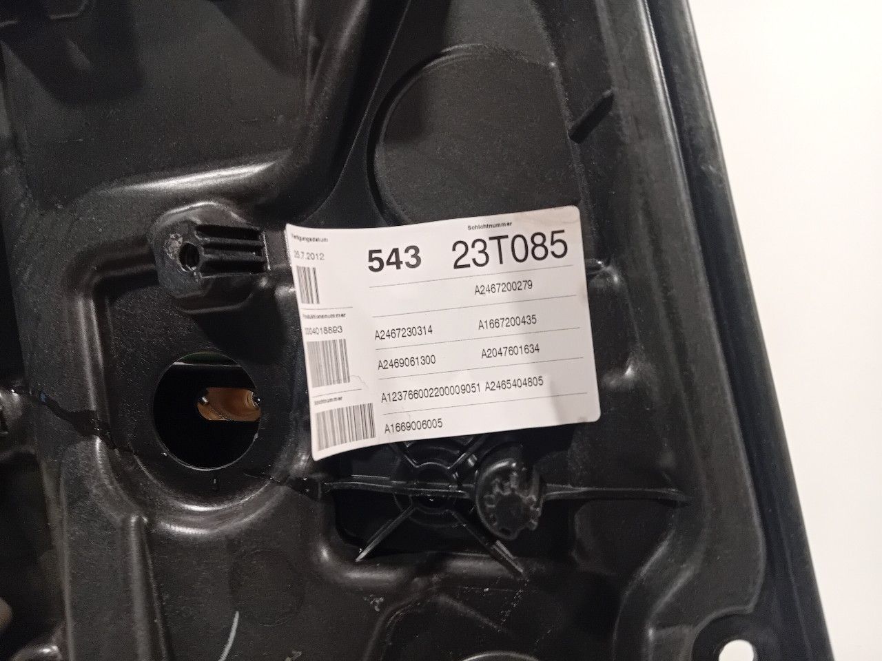 Raammechaniek elektrisch rechts voor Mercedes-Benz B-Clase window mechanism usado en Menorca foto 3