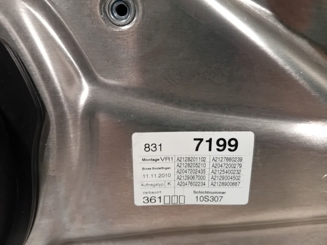 Raammechaniek elektrisch rechts voor Mercedes-Benz E-Clase window mechanism usado en Menorca foto 4