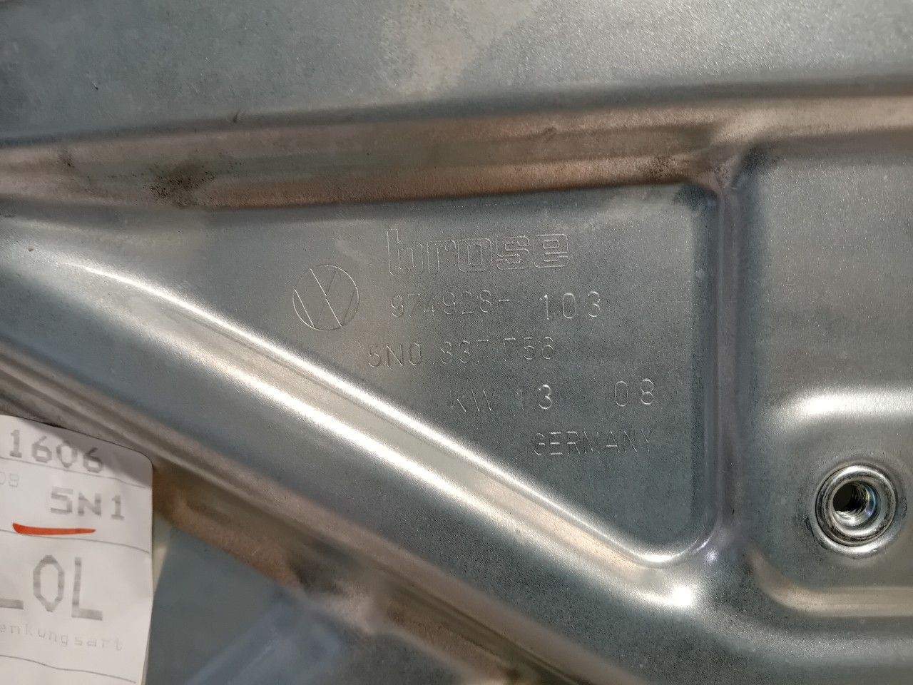 Raammechaniek elektrisch rechts voor Volkswagen Tiguan window mechanism usado en Menorca foto 4