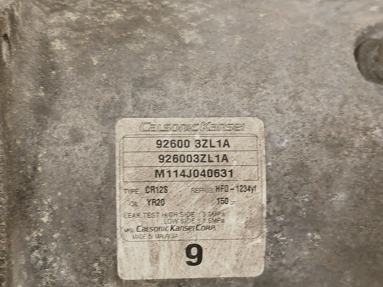 Airco pomp Nissan Pulsar air conditioning pump air conditioning compressor usado en Menorca foto 7