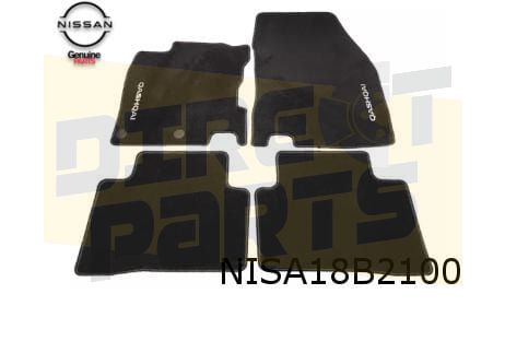 Nissan Qashqai (J11) Mattenset 'velours' (4x) originalineel! KE745HV001 car mats complete usado en Menorca