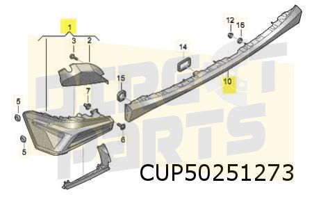 Volkswagen Up! (-8/16) Taillight Left originalinal! 1S0945095G tail light single usado en Menorca foto 6
