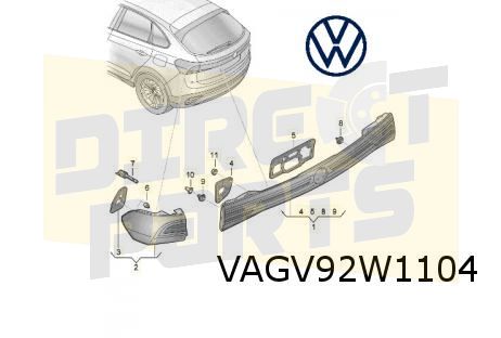 Volkswagen Up! (-8/16) Taillight Left originalinal! 1S0945095G tail light single usado en Menorca foto 2