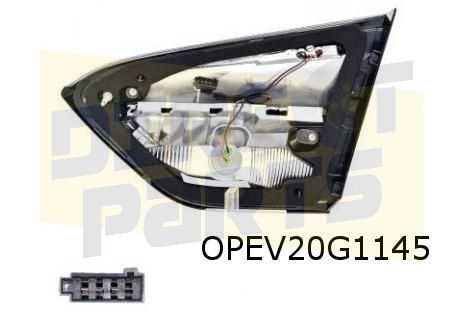 Opel Crossland (1/21-) Achterlicht Links binnen (LED) originalineel! 39235959 tail light single usado en Menorca foto 2