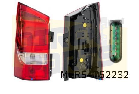 Mercedes-Benz Vito / V-Clase (12/14-) (W447) achterlicht Rechts (bij achterdeuren) (Vito) OES! A4478201264 RESTPARTIJ! tail light single usado en Menorca