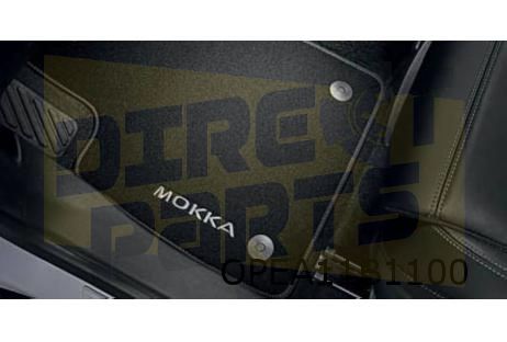 Opel Mokka (8/12 - 9/16) Opel Mokka X (9/16 - 9/19) mattenset (4x) naaldvilt tekst "Mokka" originalineel! 39026742 car mats complete usado en Menorca