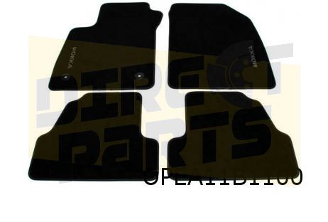 Opel Mokka (8/12 - 9/16) Opel Mokka X (9/16 - 9/19) mattenset (4x) naaldvilt tekst "Mokka" originalineel! 39026742 car mats complete usado en Menorca foto 3