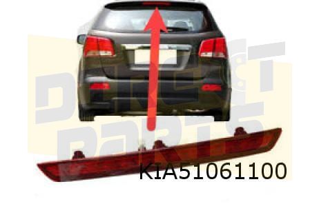 Kia Sorento derde remlicht originalineel! 927502P000 third brake light usado en Menorca foto 2