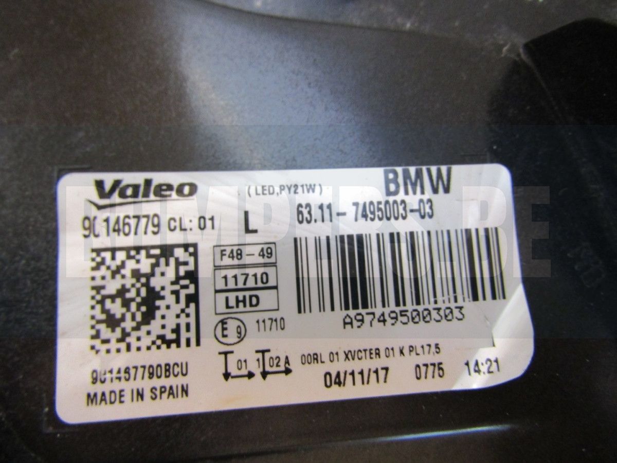 Koplamp BMW X1 F48 LED-15-19 LH LINKS 7495003 S2154/K1/5D head lamp single usado en Menorca foto 5