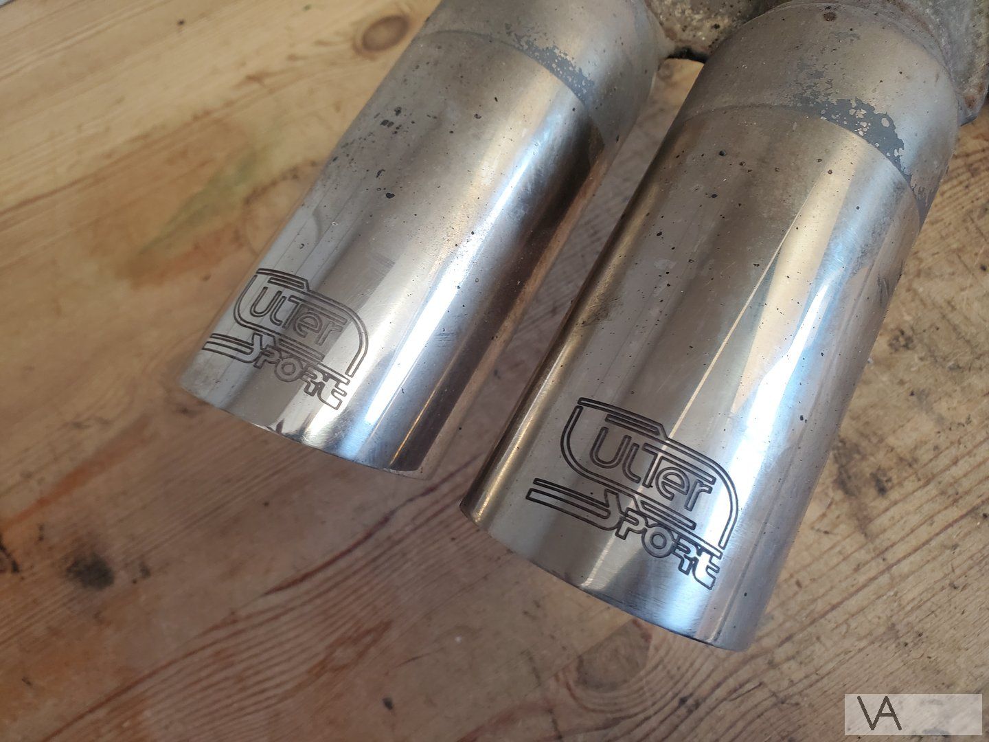 Peugeot 406 coupe 1997 - 2005 escape einddemper 2 pijpen muffler end muffler usado en Menorca foto 3
