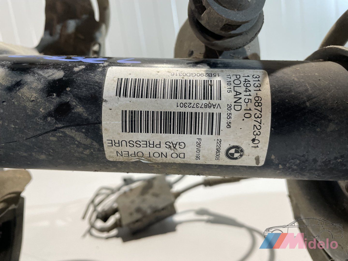 BMW F20 VEERPOOT LINKS VOOR completo MET DRAAGARM strut complete single usado en Menorca foto 3