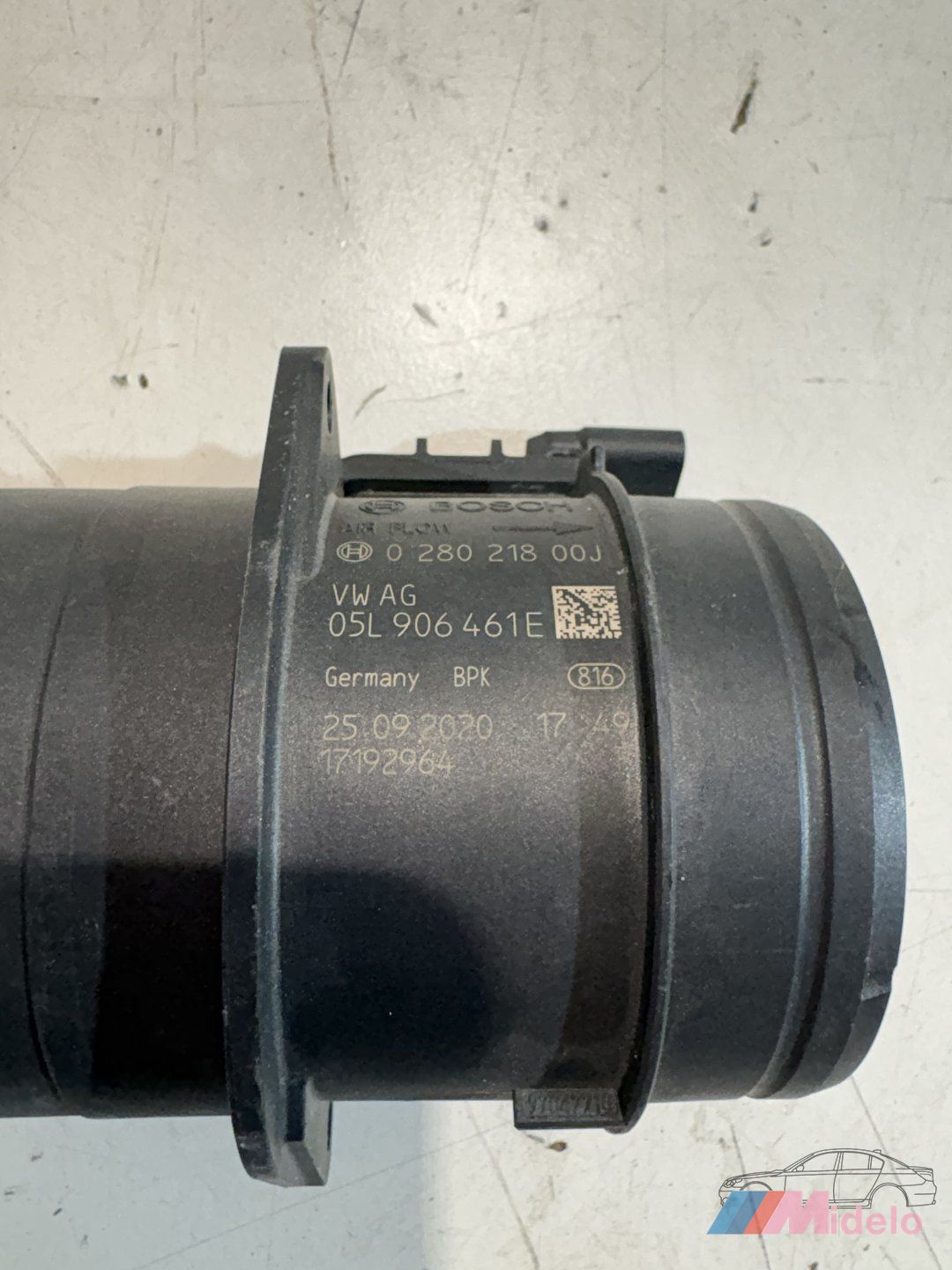 VW GOLF VII LUCHTMASSAMETER 05L906461E mass flow meter usado en Menorca foto 5