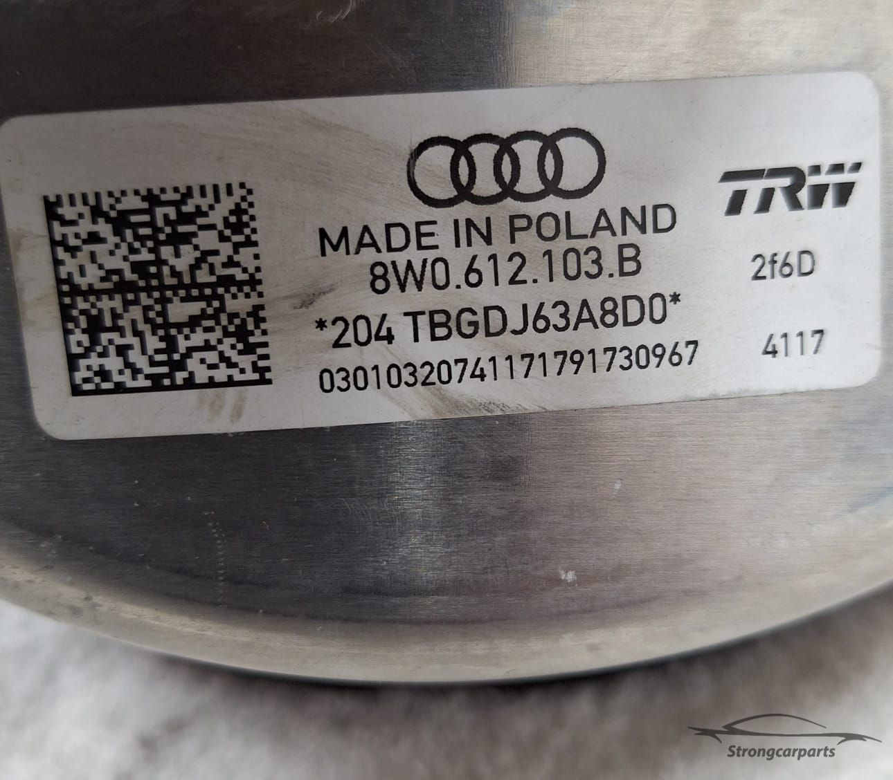 Rembekrachtiger met hoofdremcilinder Audi A4/A5 8W/5F 8W0612103B brake booster with master cylinder usado en Menorca foto 3