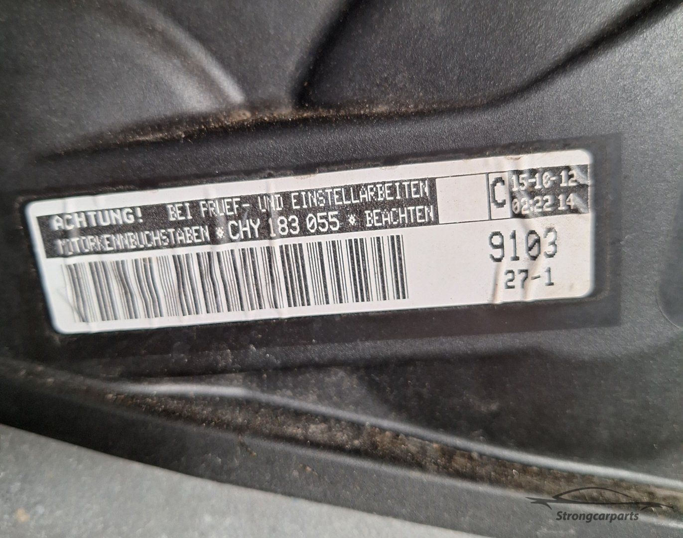 CHY Motor Kaal VW Up Seat Mii Skoda Citigo 181xxxkm. engine block bare usado en Menorca foto 6
