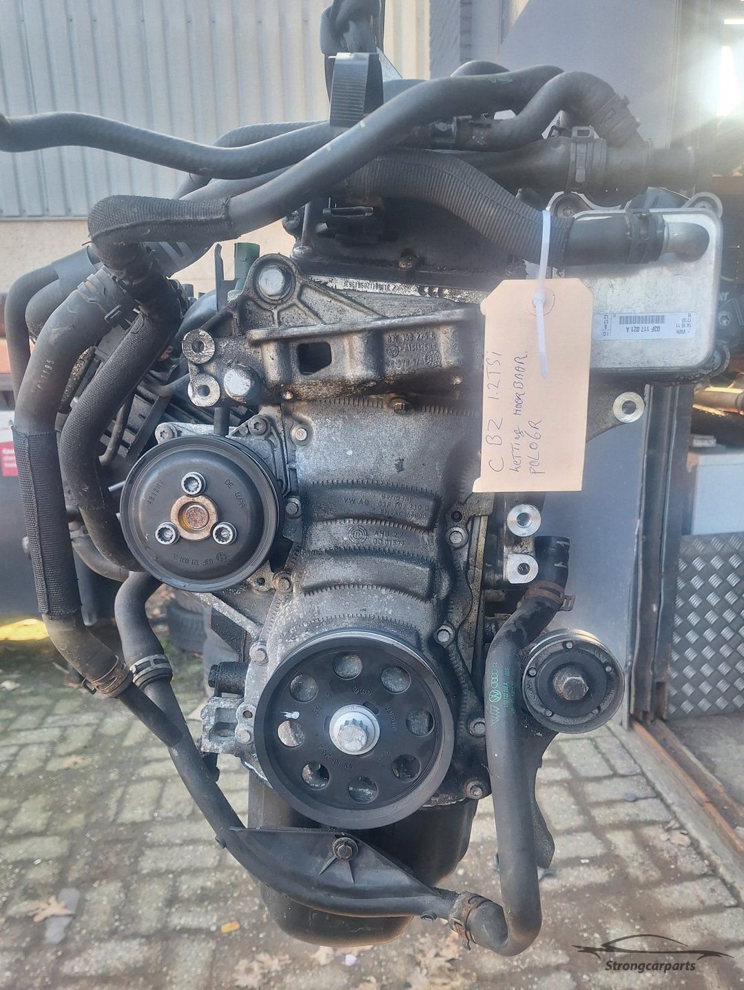 CBZ Motor kaal 1.2tsi VW Polo 6R 6C Motor loopt ketting is hoorbaar engine block bare usado en Menorca