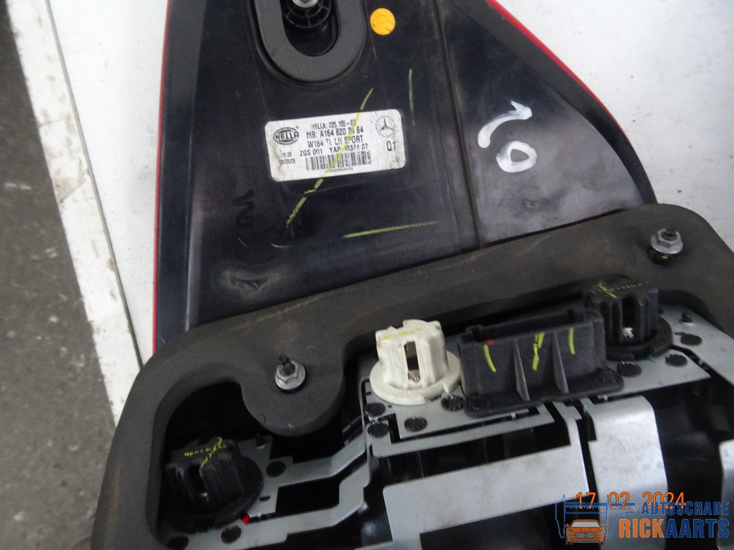 mercedes w 164 achterlamp links 1648203964 1648202164 headlight left and right usado en Menorca foto 2