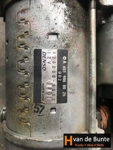Mercedes Sprinter 906 4 Cilinder Startmotor A651 906 0026 starter motor usado en Menorca foto 2