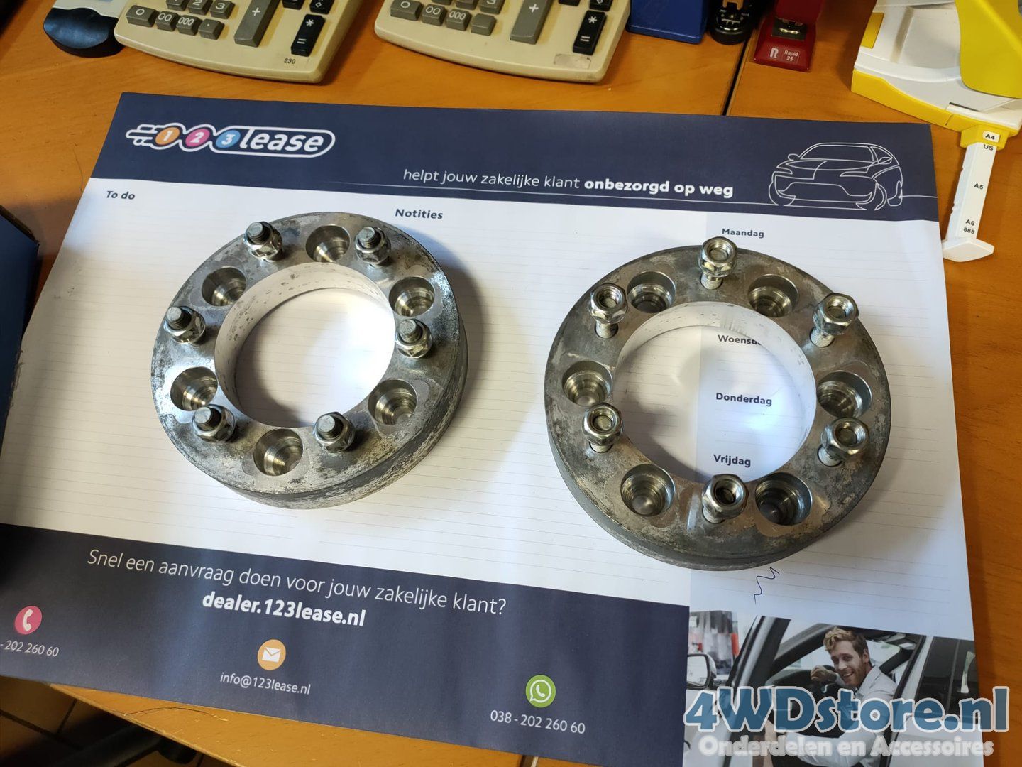 Isuzu D-MAX Spacerset 35mm 6x139.7 wheel hub usado en Menorca foto 2