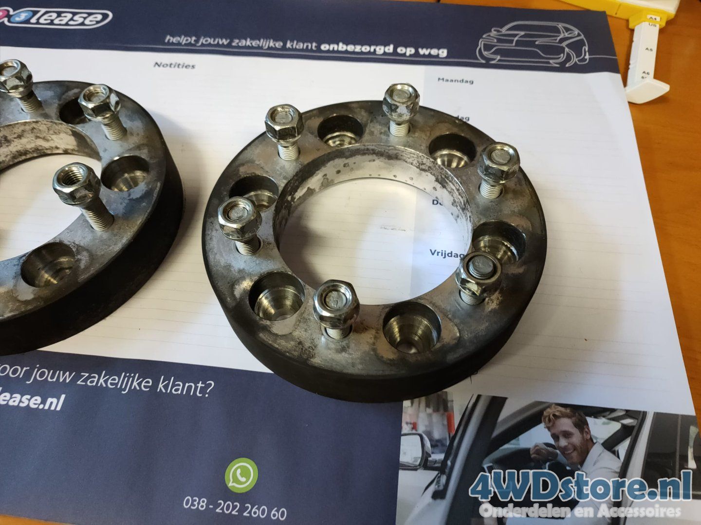 Isuzu D-MAX Spacerset 35mm 6x139.7 wheel hub usado en Menorca foto 6