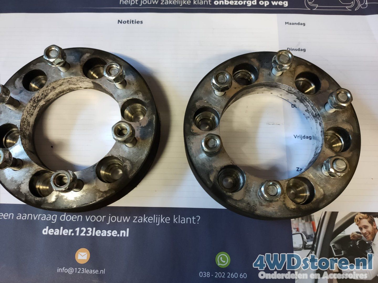 Isuzu D-MAX Spacerset 35mm 6x139.7 wheel hub usado en Menorca foto 4