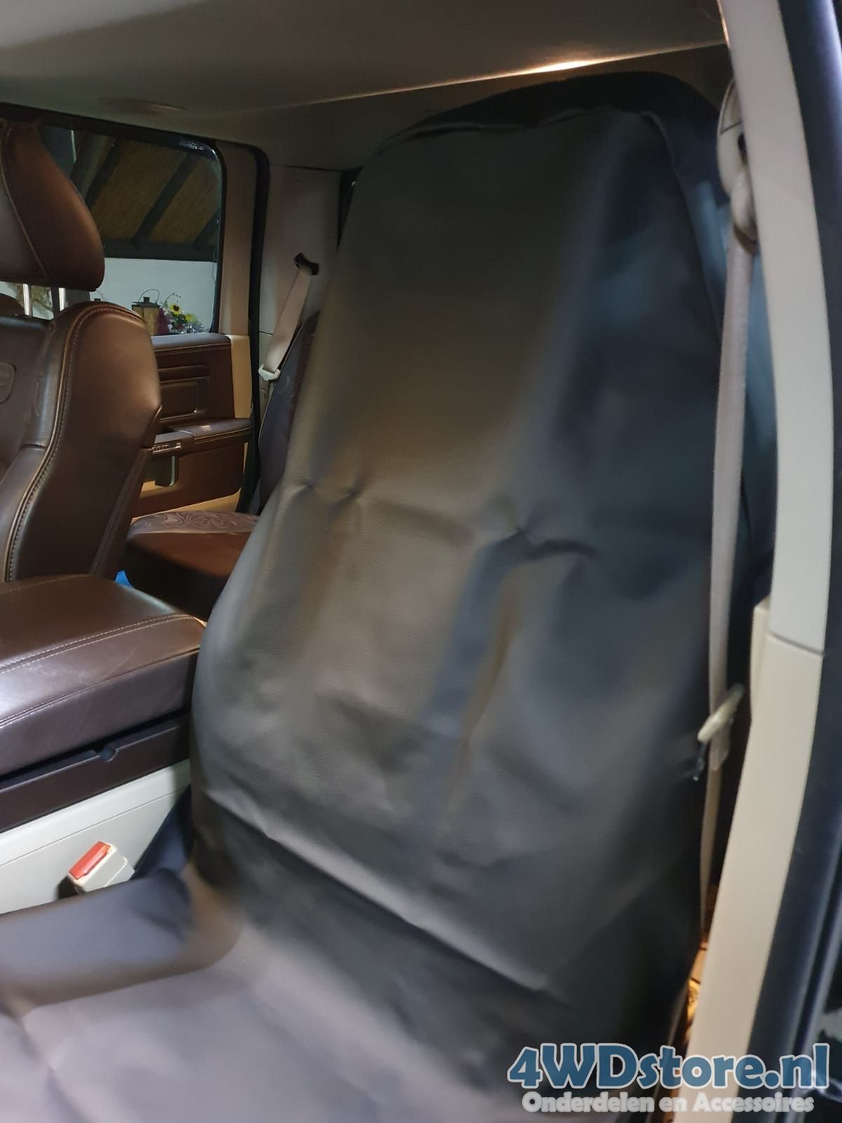 Stoelhoes / Werkhoes Dodge Ram Zwart Bio Leer 2009 t/m 2019 (classic) seat upholstery usado en Menorca