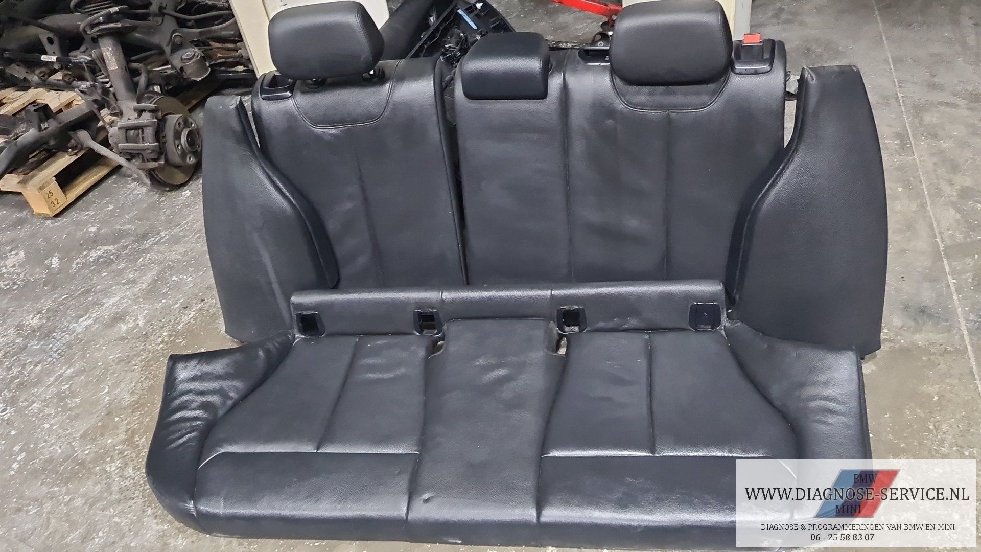 BMW 1er F20 140i LCI zwart lederen sport interieur met stoelverwarming complete interior usado en Menorca foto 5