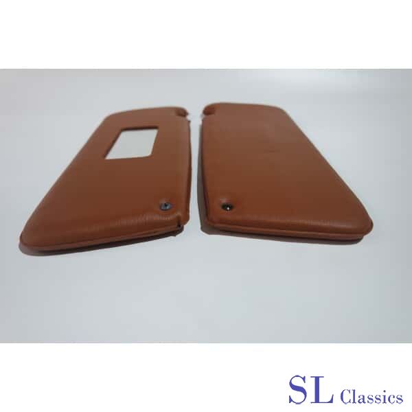 Zonnekleppen Tobacco Mercedes-Benz SL R107 / W107 sun visor left and right usado en Menorca