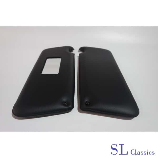 Zonnekleppen Zwart Mercedes-Benz SL R107 / W107 sun visor left and right usado en Menorca