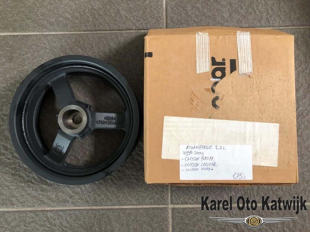 Krukaspoelie 2.7 Liter Chrysler 300 M / Chrysler Concorde / Chrysler Intrepid 1998-2004 crankshaft pulley usado en Menorca