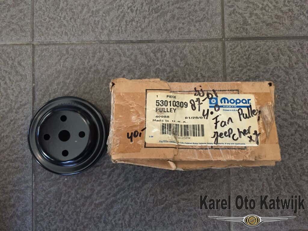 Koelvin poelie/pulley Jeep Cherokee XJ 4.0 fuel pump pulley usado en Menorca