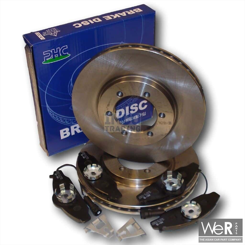 Bremsscheiben Satz PBR Vorne Brake Disc Set Front SsangYong Musso Korando 4144106210, 41441-06210, 4144106211, 41441-06211, 4813005100, 48130-05100, 4813005110, 48130-05110 brake disc left and right usado en Menorca
