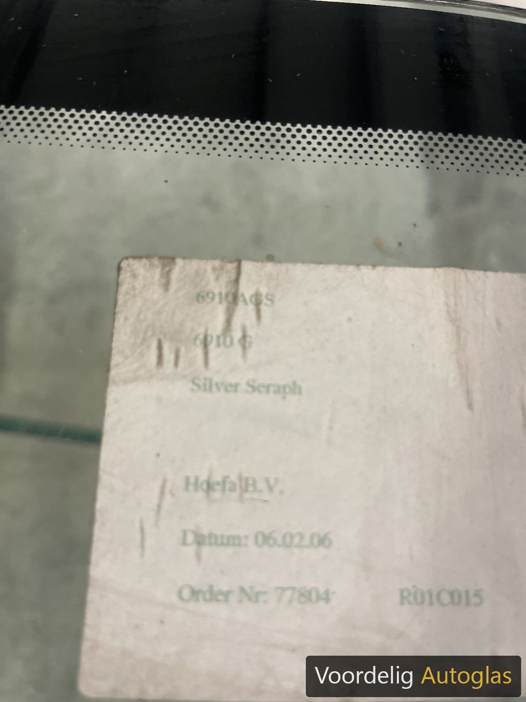 ROLLS ROYCE SILVER SERAPH 97 - VOORRUIT GELAAGD GROEN front windscreen usado en Menorca